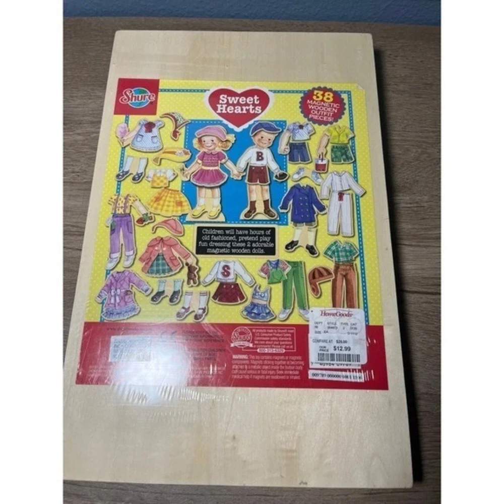 T. S.‎ Shure Sweet Hearts Wooden Magnetic Dress-up Dolls Ages 3 and Up